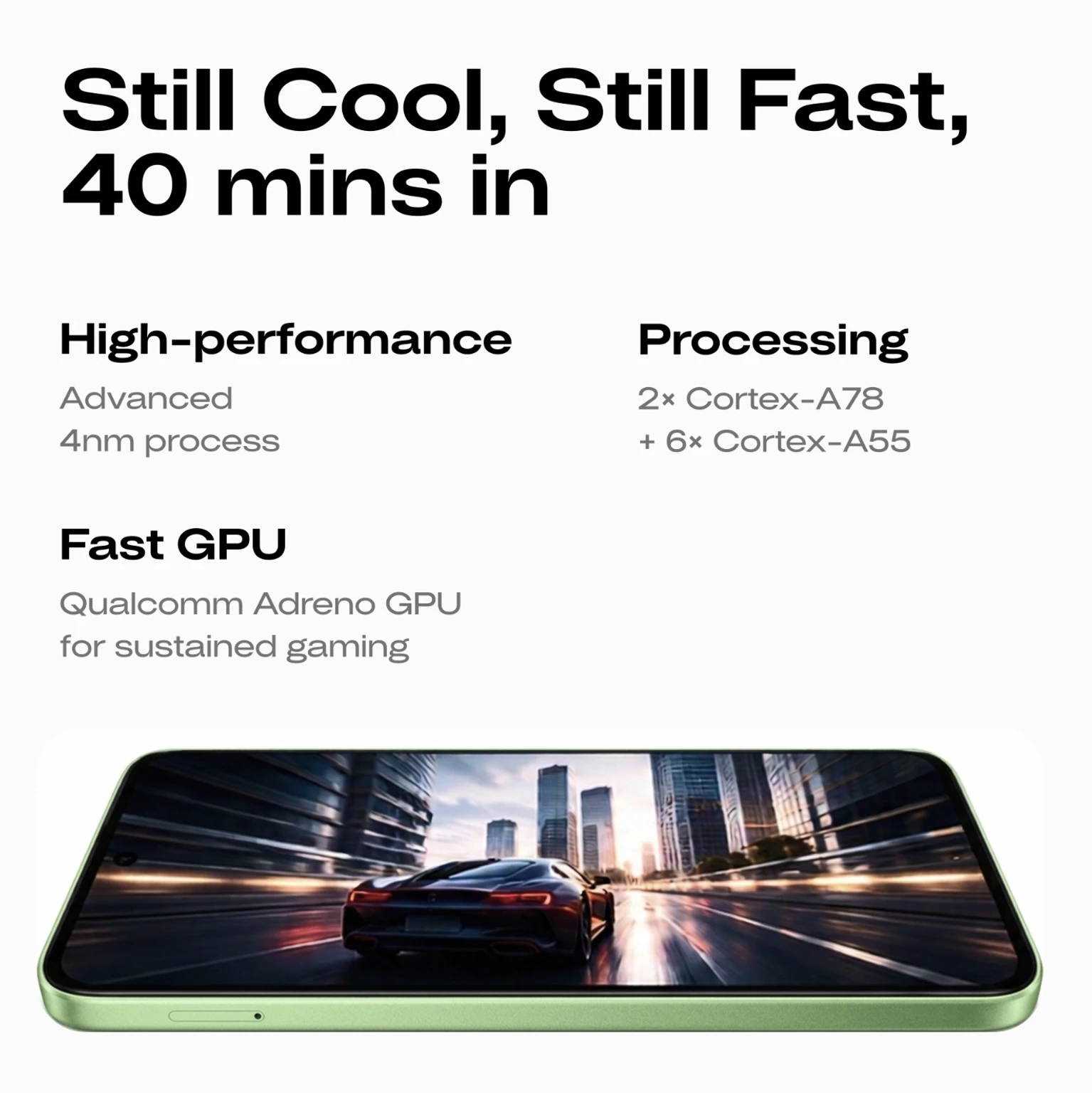 Mivi One 5G (ice blue, 128 GB) (6 GB RAM) - Image 4